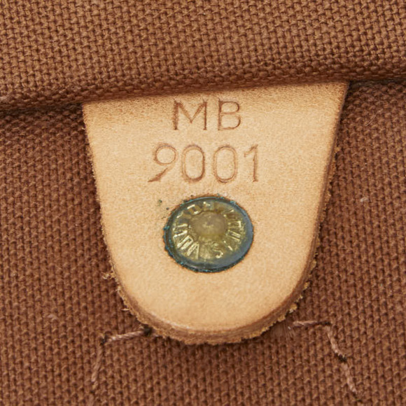 LOUIS VUITTON Authentic Brown Monogram Leather Speedy 40 Boston Bag - Picture 12 of 12